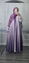Load image into Gallery viewer, Ombre Cardigan/ Abaya 2 Pc