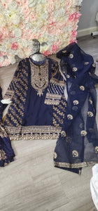 Chiffon Gharara suit