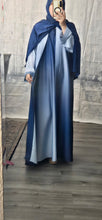 Load image into Gallery viewer, Ombre Cardigan/ Abaya 2 Pc