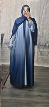 Load image into Gallery viewer, Ombre Cardigan/ Abaya 2 Pc