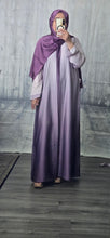 Load image into Gallery viewer, Ombre Cardigan/ Abaya 2 Pc