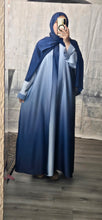 Load image into Gallery viewer, Ombre Cardigan/ Abaya 2 Pc