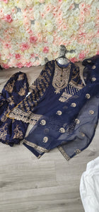 Chiffon Gharara suit