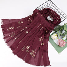 Load image into Gallery viewer, Cherry Blossom Foil Scarf