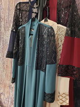 Load image into Gallery viewer, Chiffon Sequin Cardigan With Belt