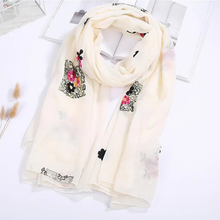 Load image into Gallery viewer, Floral Embroidered Scarves