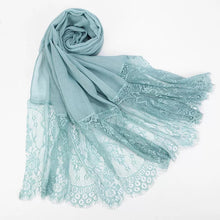 Load image into Gallery viewer, Lace Solid Scarf
