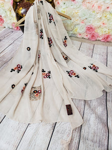 Floral Embroidered Scarves