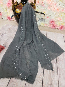 Bubble scarf with Pearls