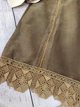 Load image into Gallery viewer, Khadi Net Lace and Mirror kurti only