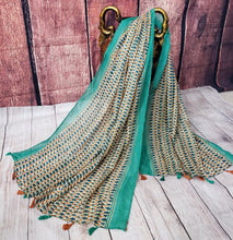 Load image into Gallery viewer, Turkish Jewel Scarf with Tassels