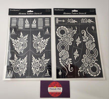 Load image into Gallery viewer, Henna Stencil Pack (4)