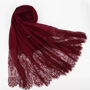 Lace Solid Scarf