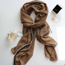 Load image into Gallery viewer, Chiffon Pearl Scarf